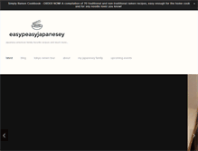 Tablet Screenshot of easypeasyjapanesey.com